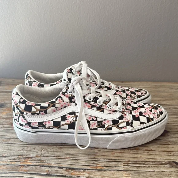 Vans Custom Cherry Checkerboard Size 7.5 - Picture 4 of 7